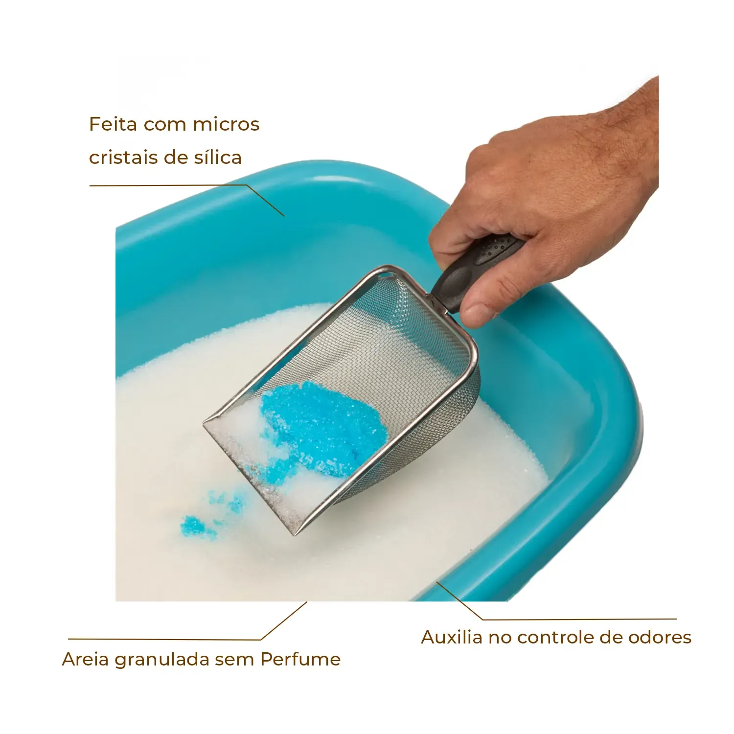 Areia Sílica MyHug Micro Cristais
